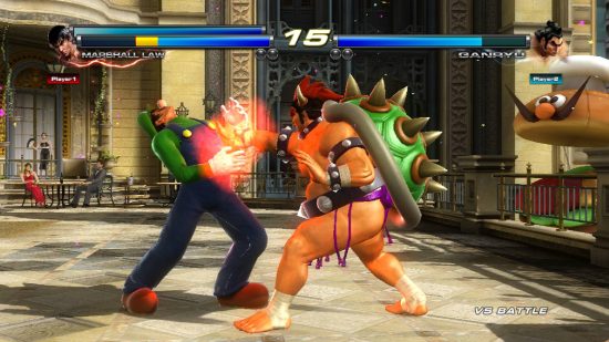 Weirdest Nintendo guest characters: two Tekken characters fight while dressed as Luigi and Bowser