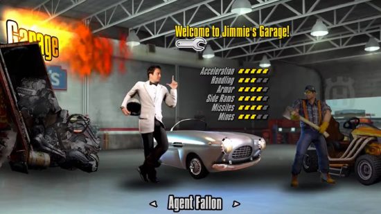 Weirdest Nintendo guest characters: a character based on Jimmy Fallon appears in a car garage