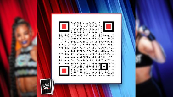 WWE Supercard QR codes redeem image for Reward Mania