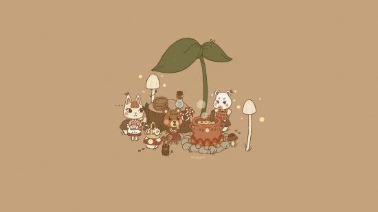 Animal Crossing wallpaper featuring villagers