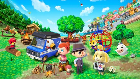 Animal Crossing New Leaf Characters - Isabelle and Wisp Featured in the Best 3DS Games
