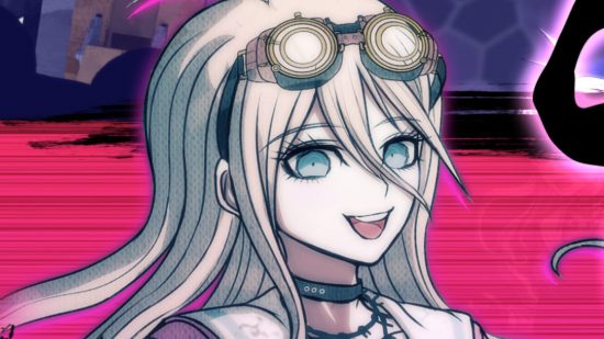 Danganronpa V3 characters: a blonde girl with goggles