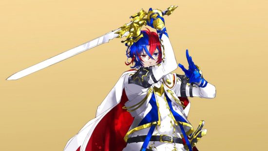 Fire Emblem Engage manga: main character Alear holding a sword