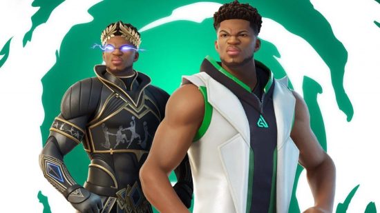 Giannis Antetokounmpo as part of an upcoming Fortnite leak