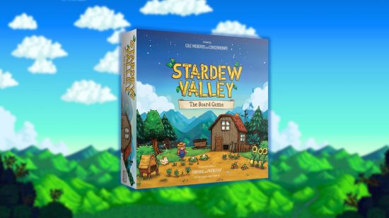 the official Stardew Valley boardgame box