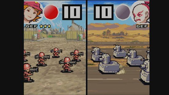 Best DS games: a screenshot shows the Nintendo DS game Advance Wars Dual Strike