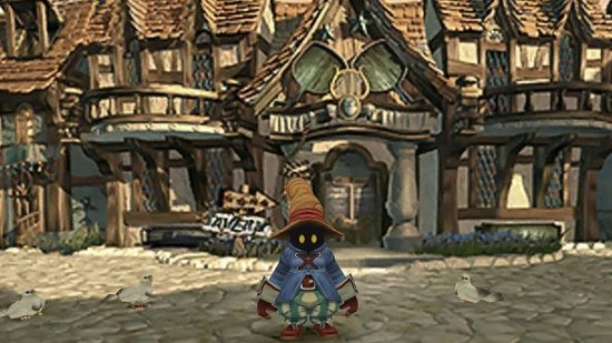 Vivi standing in a town in Final Fantasy IX for best JRPGs on Switch list