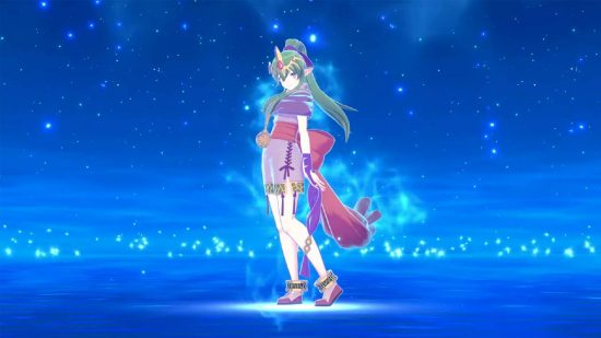 Fire Emblem Engage Emblems: a screenshot from Fire Emblem Engage shows Tiki, the Dragon Princess