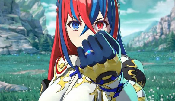 Screenshot of the Fire Emblem Engage protagonist with a visible ring on the finger for Fire Emblem Engage gacha guide