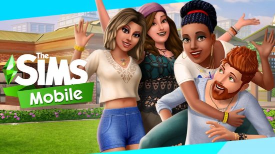 Games like The Sims: Promo art for The Sims Mobile.