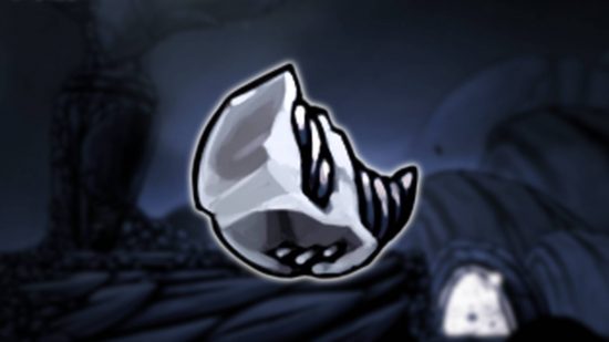 Hollow Knight pale ore: an icon of the pale ore from Hollow Knight is visible against a map shot of Hollow Knight