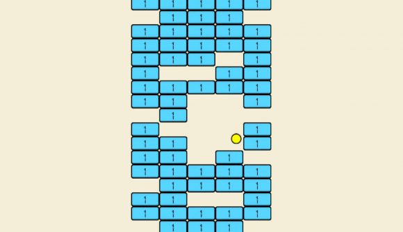Idle Breakout codes: a screenshot shows a ball moving around a level hitting blocks