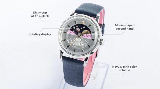 Details on the Kirby watch from the Kirby merch line