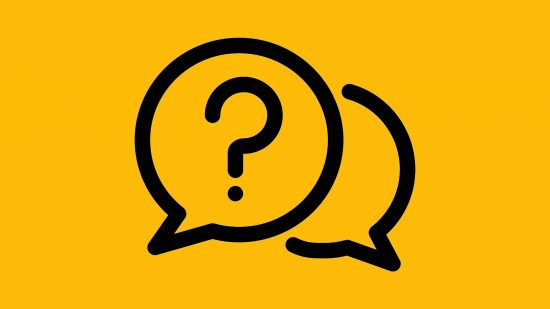 Sporcle quiz: an icon shows a question mark,against a yellow background