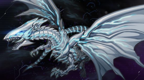 Screenshot of Master Duel's Blue Eyes White Dragon for Yugioh wallpapers guide