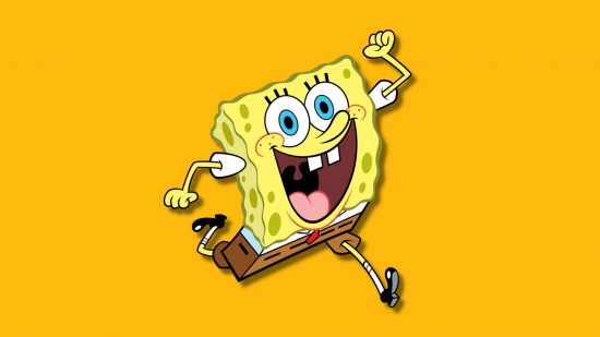 Spongebob Squarepants Roblox: spongebob leaping with joy
