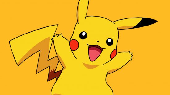 Custom image of Pikachu on a yellow background for cutest Pokemon guide