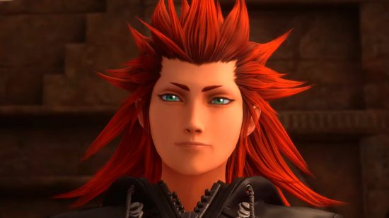 Kingdom Hearts Axel smiling