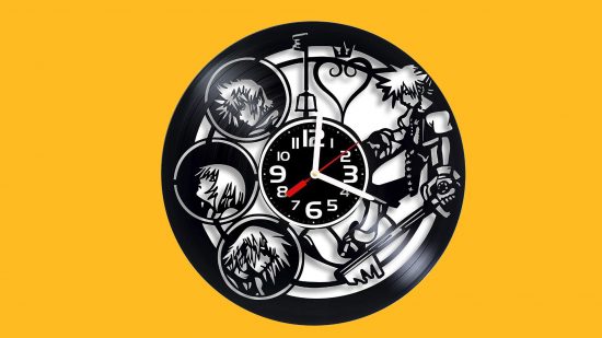 A Kingdom Hearts clock for Kingdom Hearts merch guide
