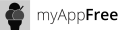 The MyAppFree logo in black