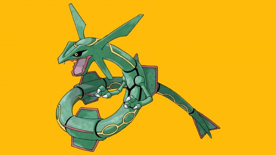 Pokemon Go Rayquaza: an image shows the emerald sky serpent Rayquaza