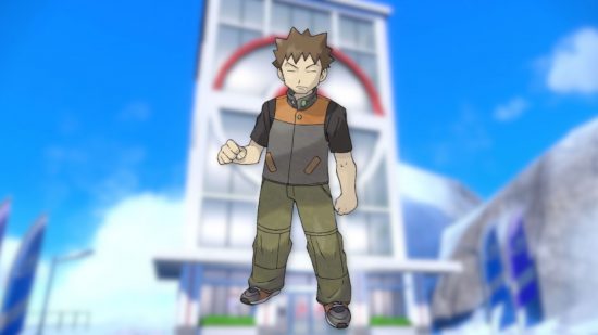 Custom image of Brock for our favourite Pokemon gym leaders guide
