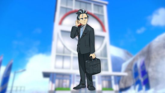 Custom image of Larry the salaryman for our favourite Pokemon gym leaders guide