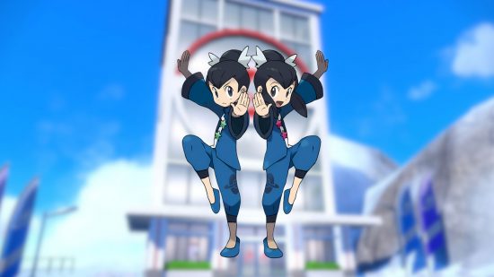 Custom image of twins Tate and Liza for our favourite Pokemon gym leaders guide