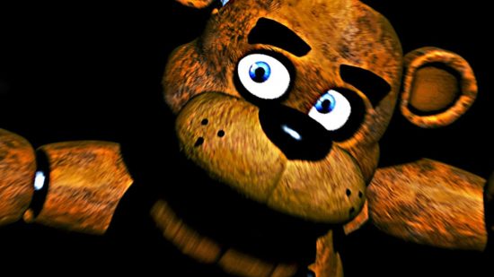 A classic Freddy jumpscare from Five Nights at Freddy's for FNAF Freddy guide