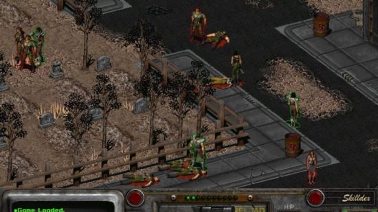 Fallout Switch - a screen showing someone farming in Fallout 1