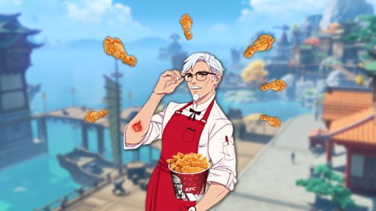 KFC Colonel Genshin Impact: the colonel in liyue