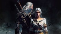 The Witcher 3 Family Matters: Ciri facing us with Geralt behind her
