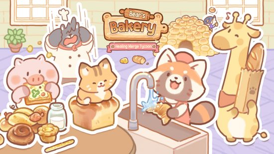 Bear games: The cover art for Bear Bakery.