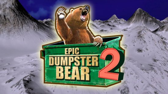 Bear games: The logo for Epic Dumpster Bear 2.