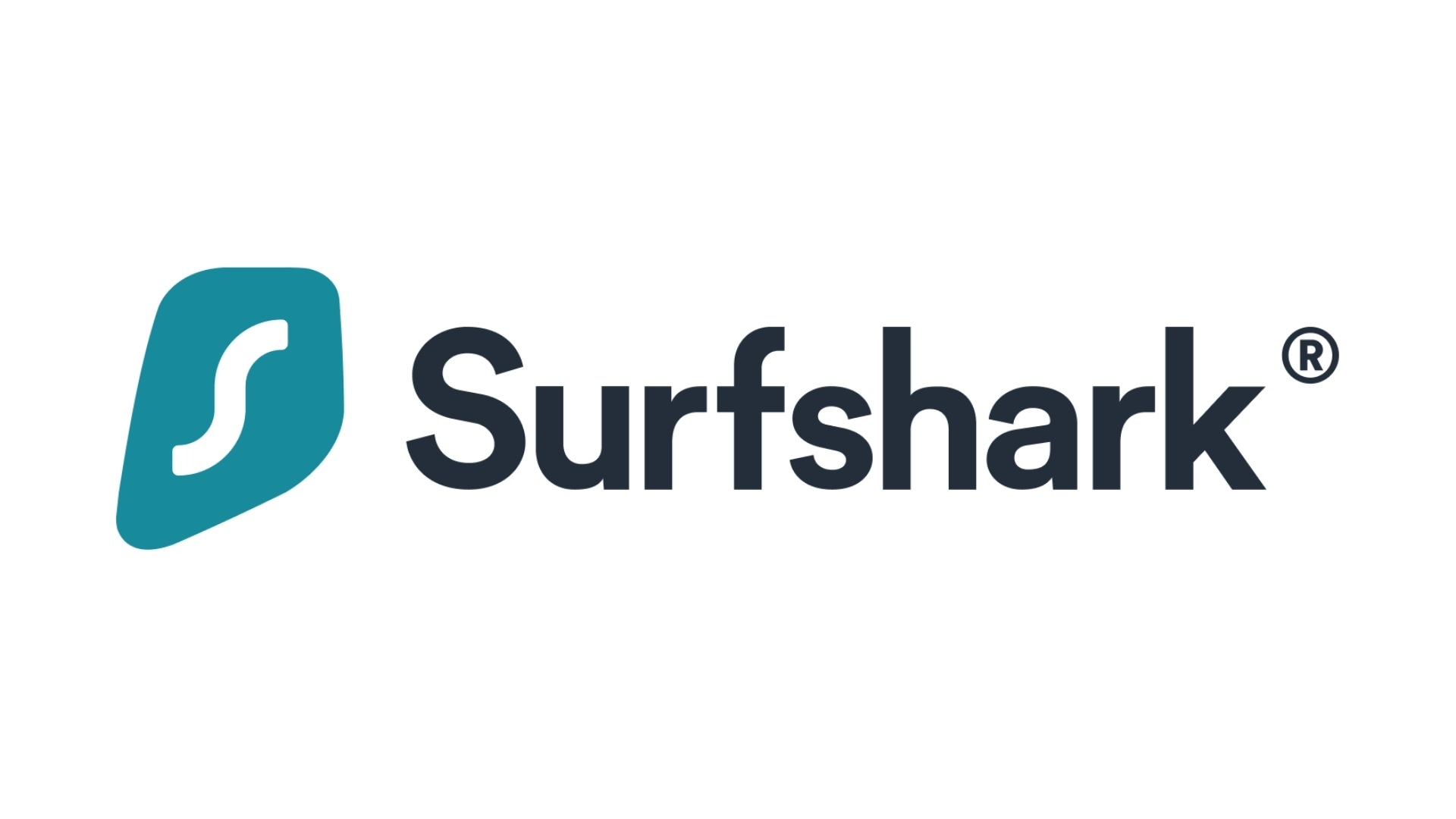 Best Tinder VPN: Surfshark. Image shows the company logo.