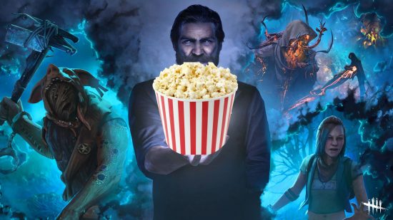 Dead by Daylight movie - someone offering out a lil popcorn