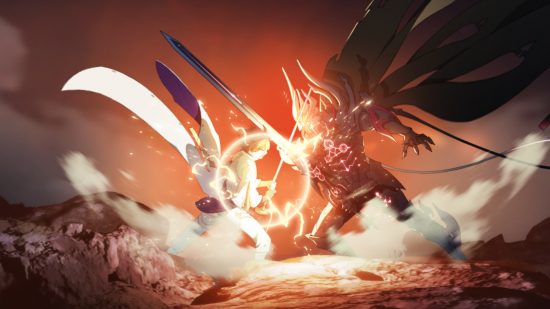 Eversoul Champs Arena key art showing two people fighting