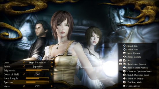 Fatal Frame: Mask of the Lunar Eclipse review - photo mode