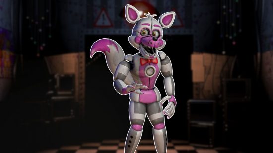 FNAF Foxy - Funtime Foxy reaching out a hand