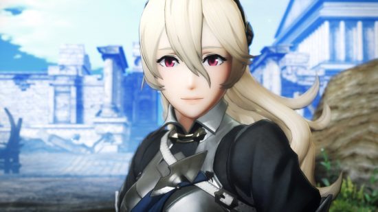 Games like Genshin Impact: Corrin from Fire Emblem Warriors looking at the camera.