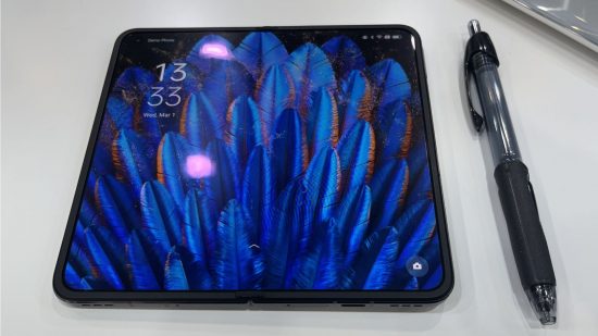 Picture of the Oppo foldable phone for MWC 2023 foldable phones roundup