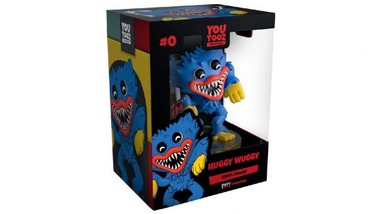 Poppy Playtime toys: a product image shows a YouTooz figure of Huggy Wuggy
