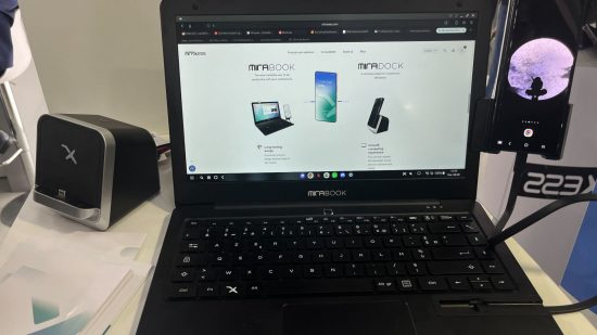 Image of a Miraxis laptop from MWC 2023 tech roundup