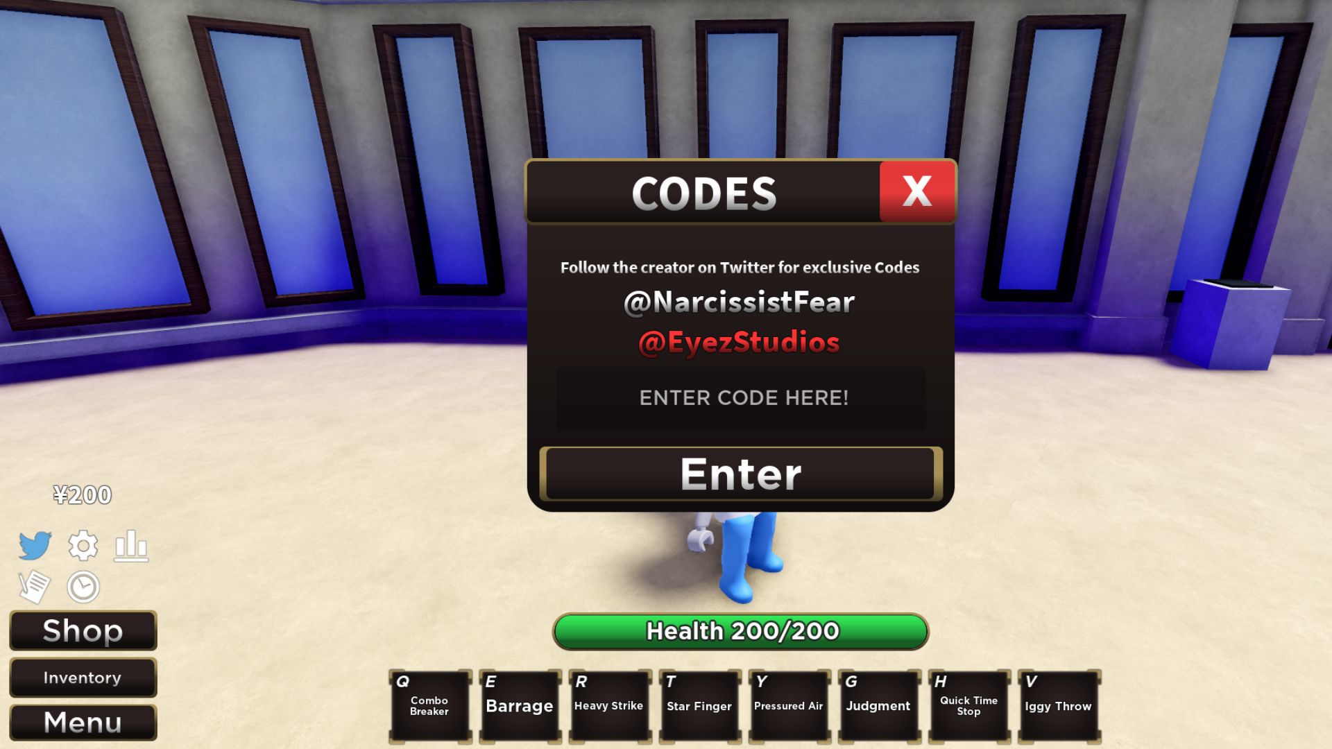 World Of Stands Codes (December 2023) - Roblox