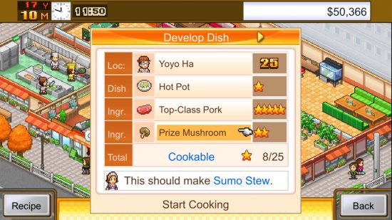 best restaurant games cafeteria nipponica: a menu of ingredients to choose from