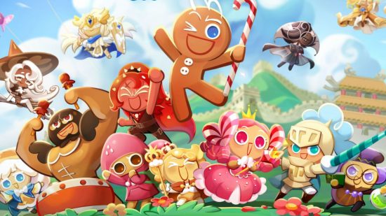 Screenshot of various Cookie Run: Kingdom characters for Cookie Run: Kingdom China news