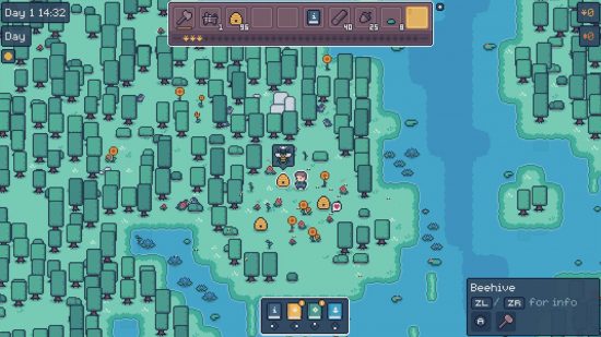 earth day games apico: an island filled with trees and bees