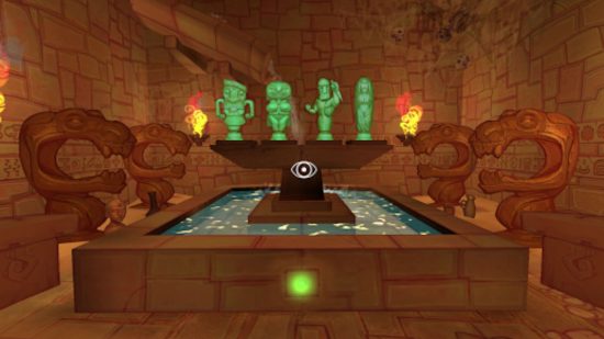 Screenshot of some ruins from Hidden Temple VR Adventure for VR games guide