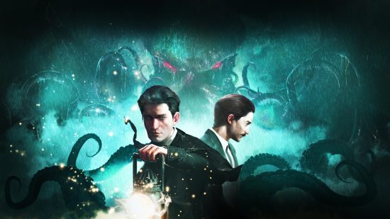 Lovecraft games - Cthulhu behind watson and holmes