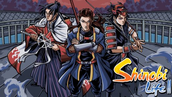 Shinobi Life 2 codes - three samurai in armour look towards you with their arms crossed